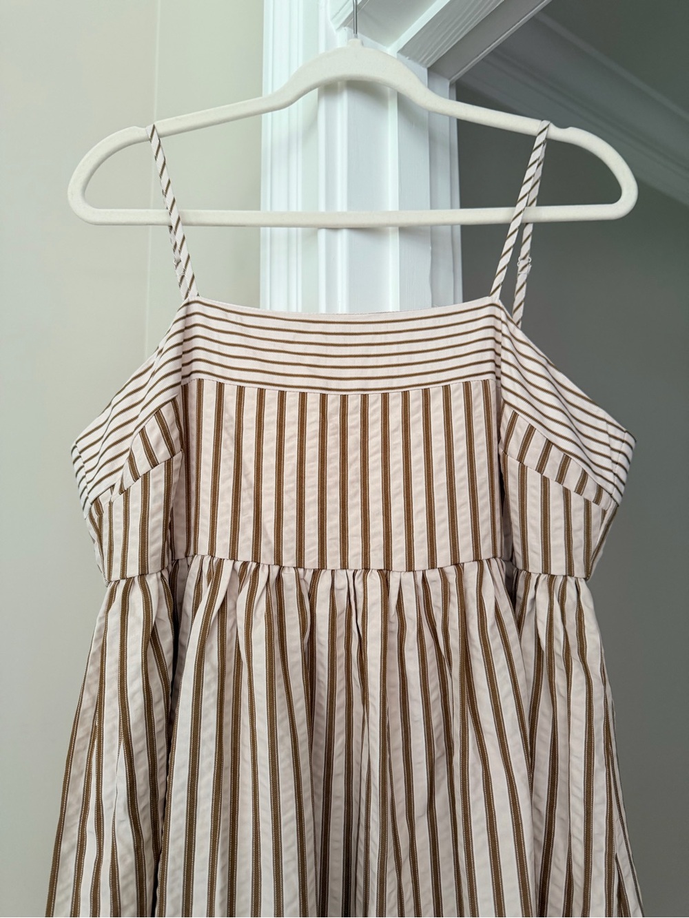 Vestibule Beige Midi Dress - Picture 2 of 4